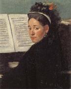 Edgar Degas, Mlle Dihau at the Piano